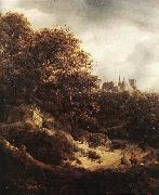 Jacob van Ruisdael The Castle at Bentheim oil painting